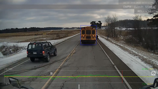 Asshole Jeep Driver Passes Stopped School Bus While Kid Is Crossing